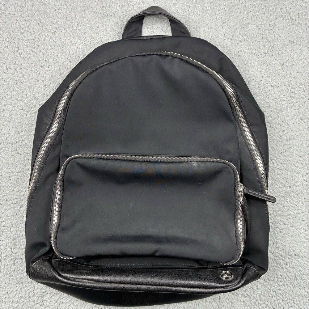 Haerfest x Mercedes-Benz Limited Edition Black Nylon Leather Travel Backpack